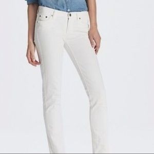 Jcrew matchstick white jeans